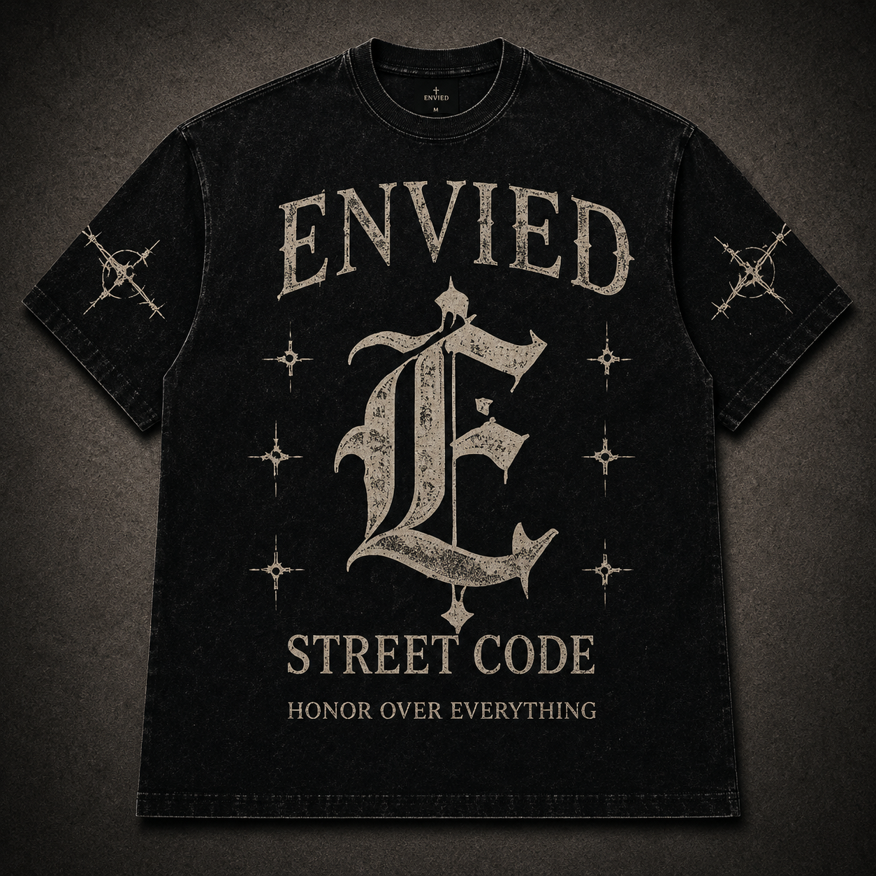 Known By Few Tee — tee with SEEN BY MANY front print and KNOWN BY FEW back print